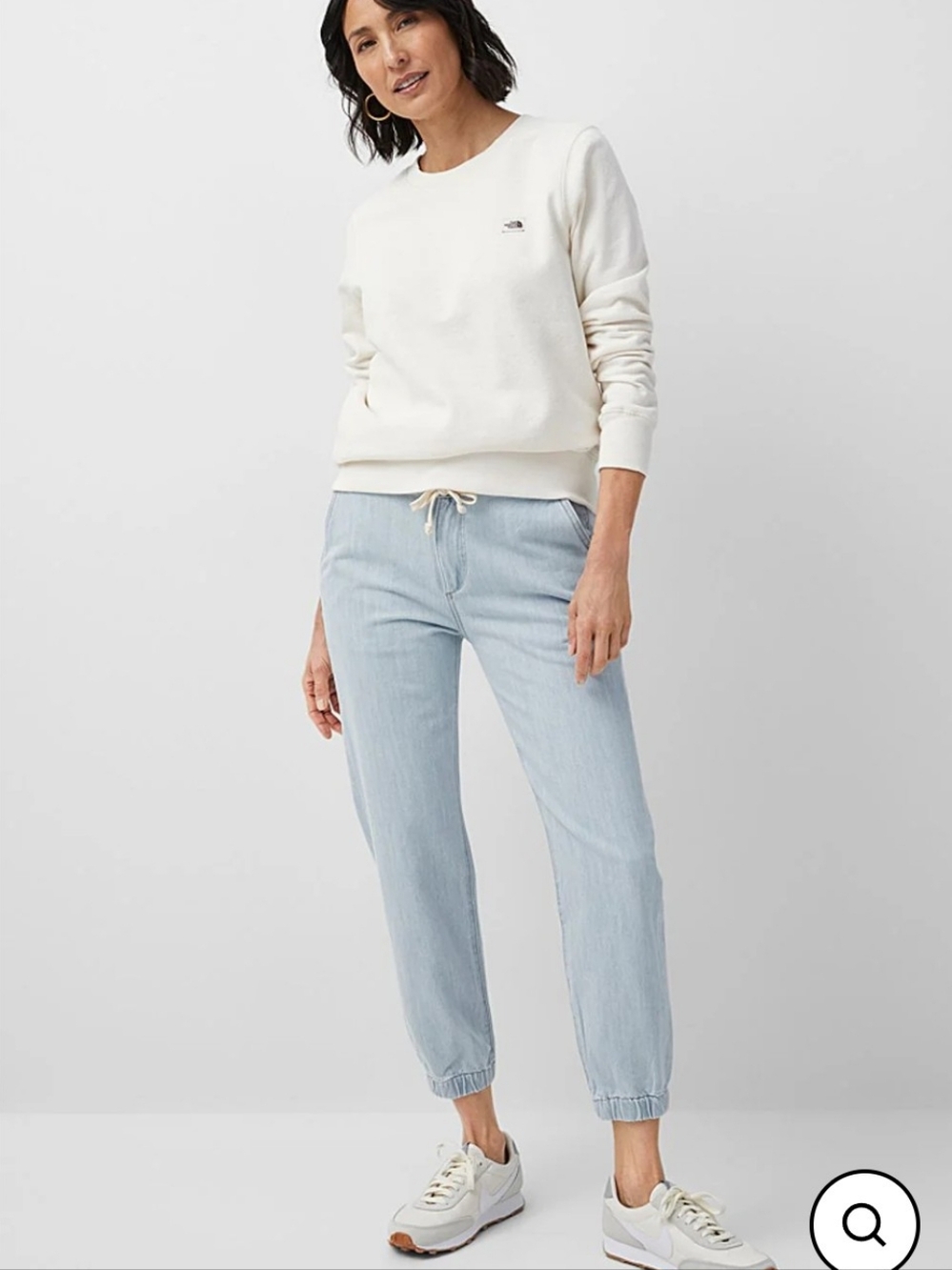 DL1961 Light Blue Gwen Jogger Jeans